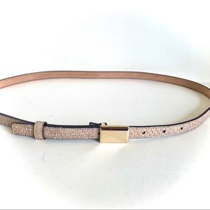 Gucci Python Belt, size 33-36” Cream and Tan Ombré